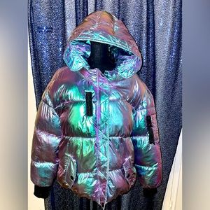 Iridescent Puffer Jacket/Coat